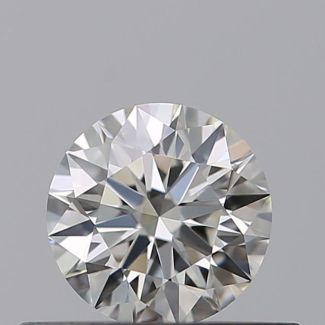 0.31 Carat Round H VVS1 EX GIA Natural Diamond