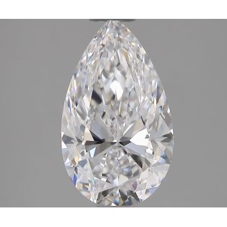 1.7 Carat Pear D VVS1 - EX GIA Natural Diamond