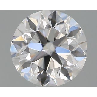 0.5 Carat Round D VVS2 VG EX GIA Natural Diamond