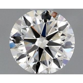 0.4 Carat Round H VVS2 VG EX GIA Natural Diamond