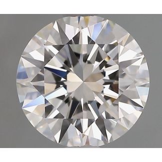 1.7 Carat Round H VVS2 EX GIA Natural Diamond