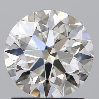 1.51 Carat Round H VVS1 EX GIA Natural Diamond