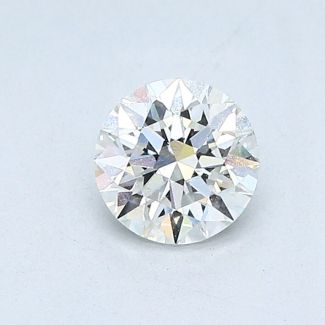 0.61 Carat Round H VVS2 EX GIA Natural Diamond