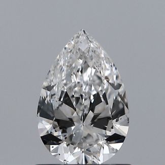 0.70 Carat Pear E SI2 - EX VG GIA Natural Diamond