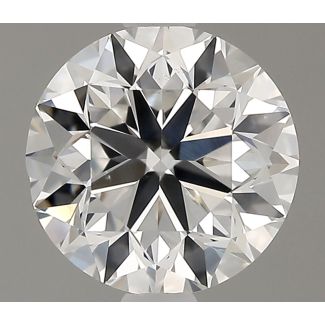 0.83 Carat Round H VS2 VG EX GIA Natural Diamond