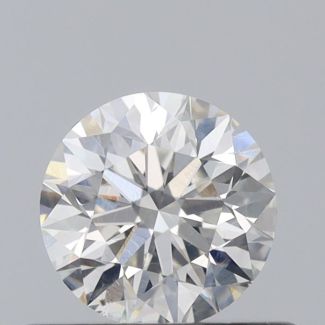 0.4 Carat Round H SI1 EX GIA Natural Diamond