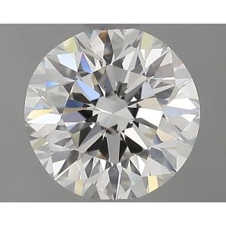 0.73 Carat Round F IF EX VG IGI Natural Diamond