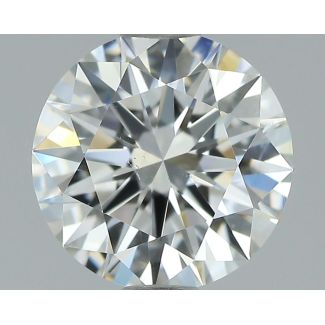 1.02 Carat Round H SI1 EX GIA Natural Diamond