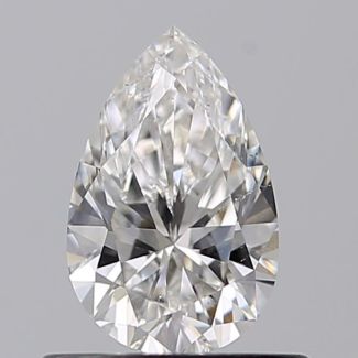 0.50 Carat Pear F SI1 - EX GIA Natural Diamond