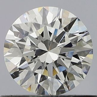 0.6 Carat Round E VVS1 EX GIA Natural Diamond