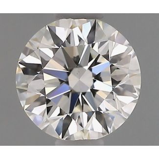 0.73 Carat Round H VS1 EX IGI Natural Diamond