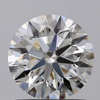 1.00 Carat Round I VVS2 EX GIA Natural Diamond