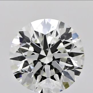 0.7 Carat Round I VVS2 EX GIA Natural Diamond