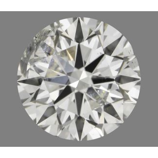 0.70 Carat Round J I2 VG EX GIA Natural Diamond