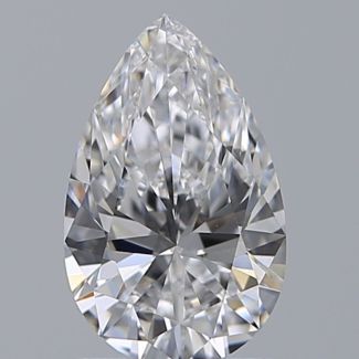 1.00 Carat Pear D FL - EX GIA Natural Diamond