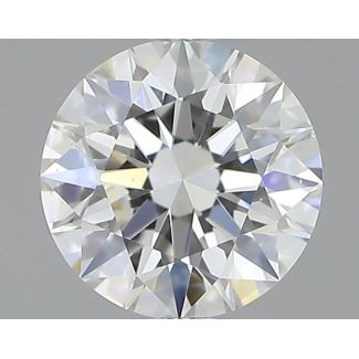 0.41 Carat Round F SI1 EX GIA Natural Diamond