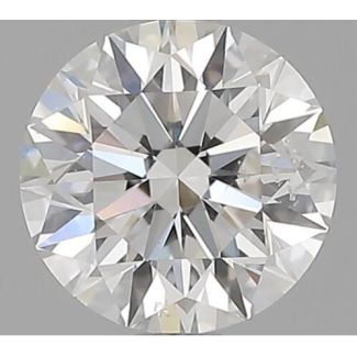 0.7 Carat Round F SI1 EX GIA Natural Diamond