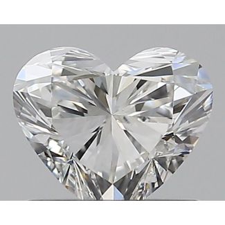 0.72 Carat Heart F VS1 - EX GIA Natural Diamond