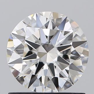 0.95 Carat Round E IF EX GIA Natural Diamond