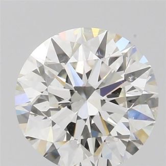 0.80 Carat Round H SI1 EX GIA Natural Diamond