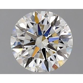 1.05 Carat Round H SI1 EX GIA Natural Diamond