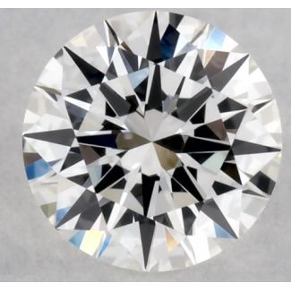 0.4 Carat Round F VVS2 EX GIA Natural Diamond