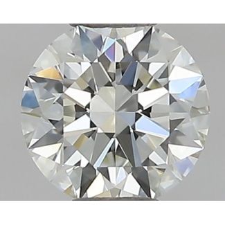 0.30 Carat Round K VVS2 EX GIA Natural Diamond