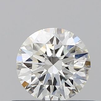 0.5 Carat Round I SI1 EX GIA Natural Diamond