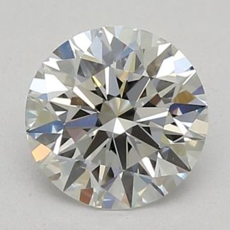 0.63 Carat Round F VVS2 EX GIA Natural Diamond