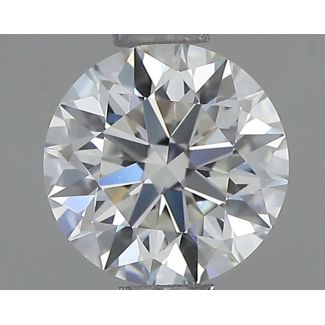 0.61 Carat Round H VS2 EX GIA Natural Diamond