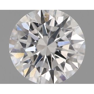 0.5 Carat Round D SI1 EX GIA Natural Diamond