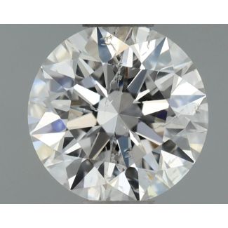 0.51 Carat Round D SI2 EX GIA Natural Diamond