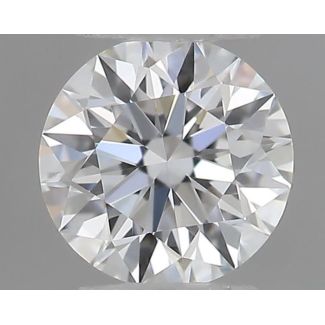 0.19 Carat Round G VVS1 EX GIA Natural Diamond