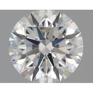 0.51 Carat Round I VS2 EX GIA Natural Diamond