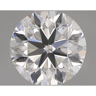 0.46 Carat Round D VS1 VG EX GIA Natural Diamond