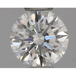 0.31 Carat Round H VS2 EX IGI Natural Diamond