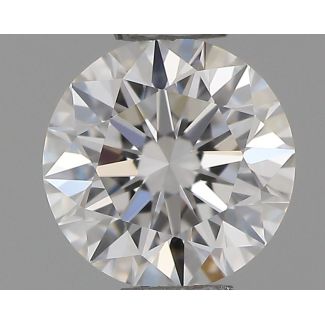 0.4 Carat Round F VS1 EX GIA Natural Diamond