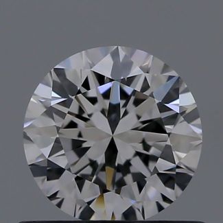 0.6 Carat Round D VVS1 VG EX GIA Natural Diamond