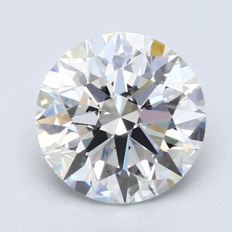 2.31 Carat Round H VS1 EX GIA Natural Diamond