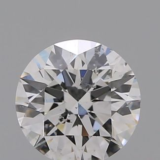 0.40 Carat Round D SI2 EX VG GIA Natural Diamond