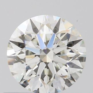 0.6 Carat Round H VS1 EX GIA Natural Diamond