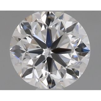 0.5 Carat Round D VVS2 GD EX GIA Natural Diamond