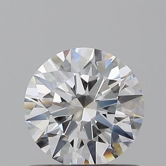 0.7 Carat Round D VVS2 EX GIA Natural Diamond