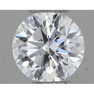 0.22 Carat Round E VVS1 EX GIA Natural Diamond