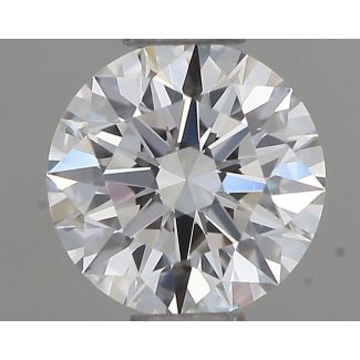 0.45 Carat Round F VVS1 EX GIA Natural Diamond