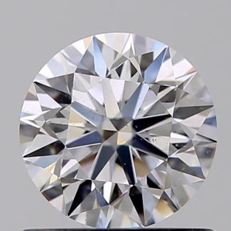 0.72 Carat Round D SI1 EX GIA Natural Diamond