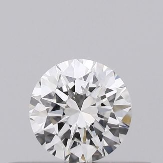 0.23 Carat Round F VVS2 VG EX GIA Natural Diamond