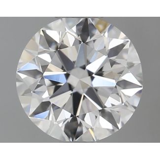 0.91 Carat Round D VS1 EX GIA Natural Diamond