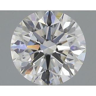 0.5 Carat Round E VVS2 EX GIA Natural Diamond