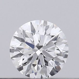 0.16 Carat Round D VS1 EX GIA Natural Diamond